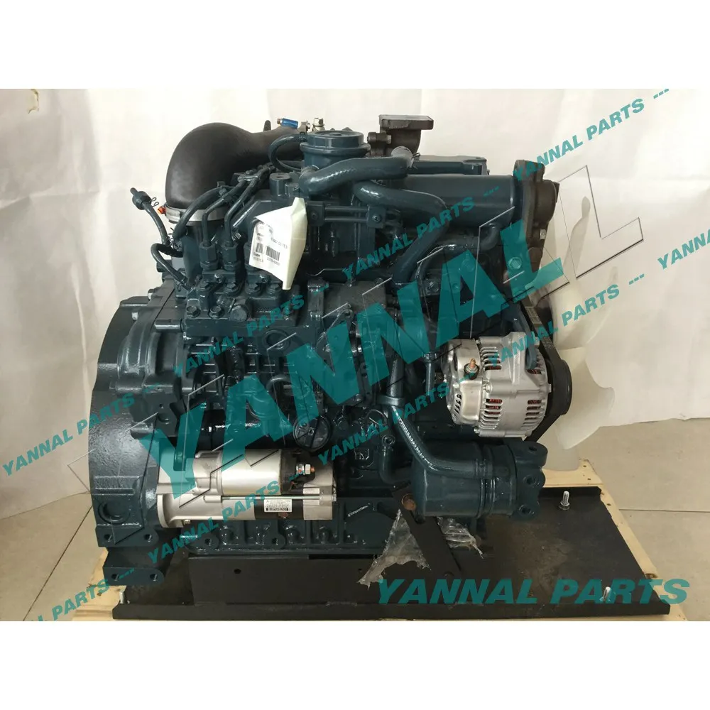 New V2607 Complete Engine Assembly 48.5KW 2700RPM Fit For Kubota Diesel Engine