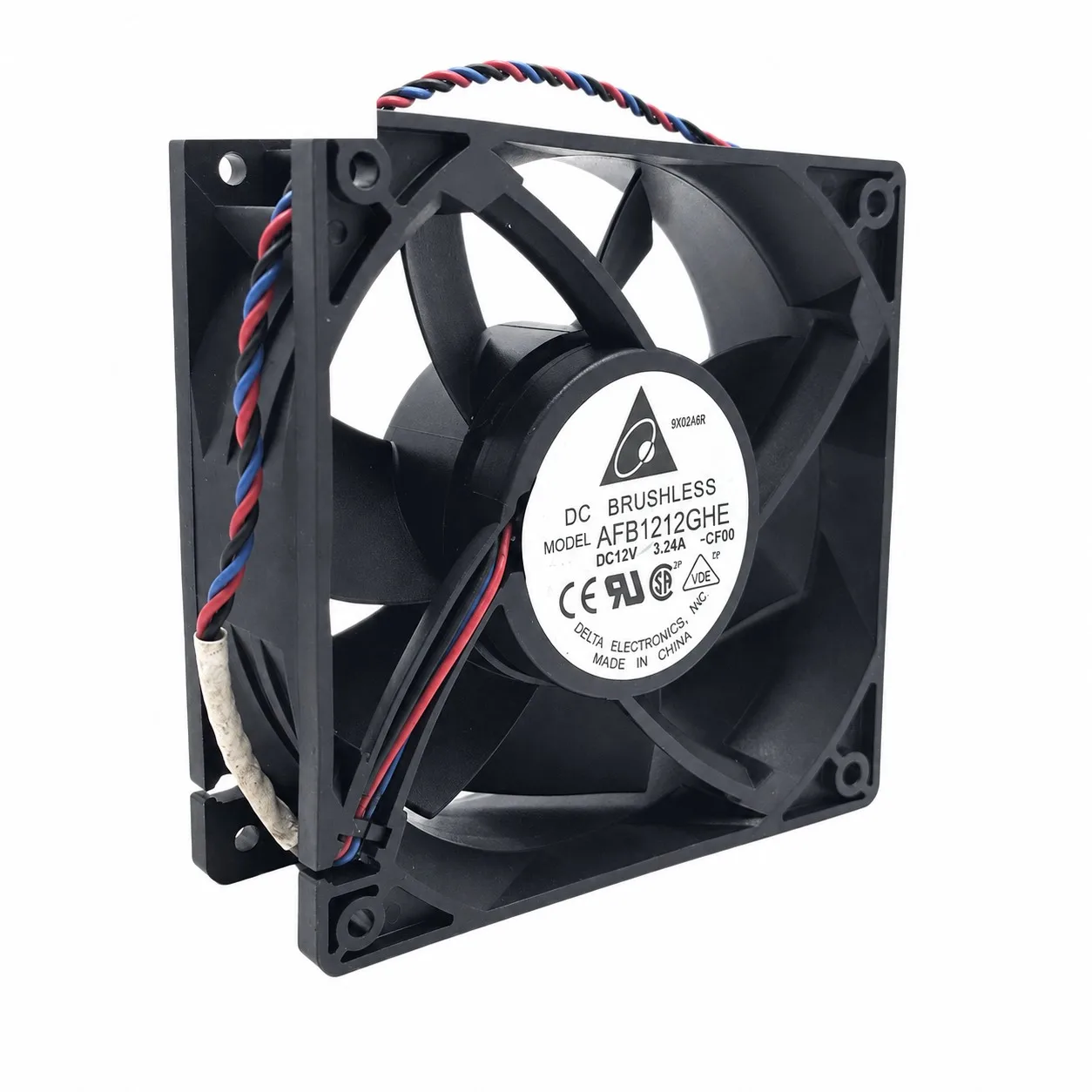 AFB1212GHE Cooling Fan 120x120x38mm 12038 3.24A 5200RPM 3-Pin for DELTA
