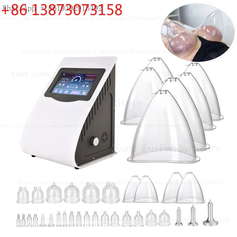 

Vacuum Suction Cup Butt Lifting Therapy Machine Breast Enhancement Buttock Enlargement Pump Machine Body Shaping Beauty Device