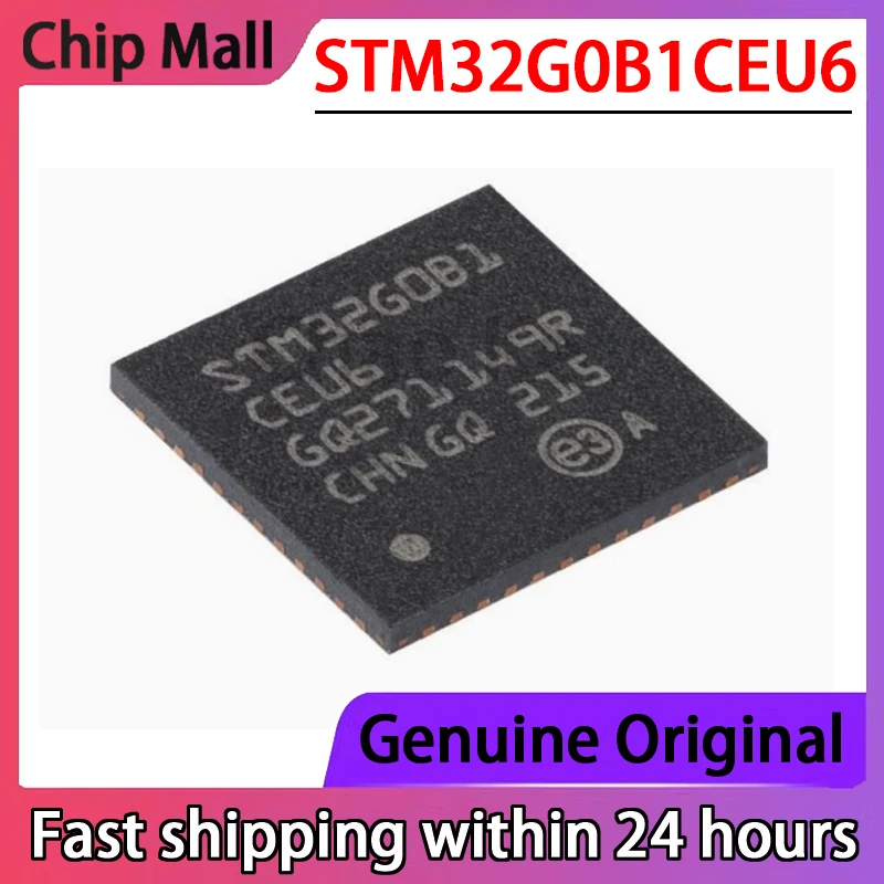 

1PCS STM32G0B1 STM32G0B1CEU6 UFQFPN-48 New 32-bit Microcontroller MCU in Stock