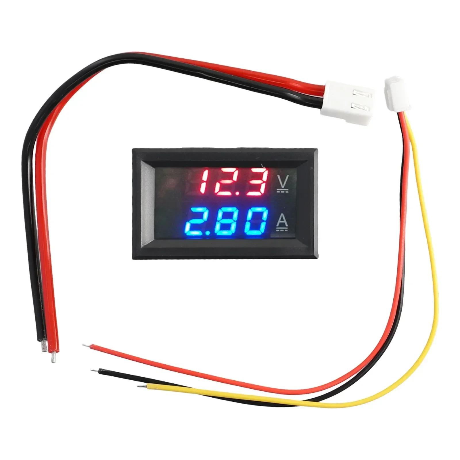 1pc Red Blue DC 0-100V 10A/50A/100A Digital Voltmeter Ammeter Dual Display Voltage Detector Current Meter Panel Amp Volt Gauge