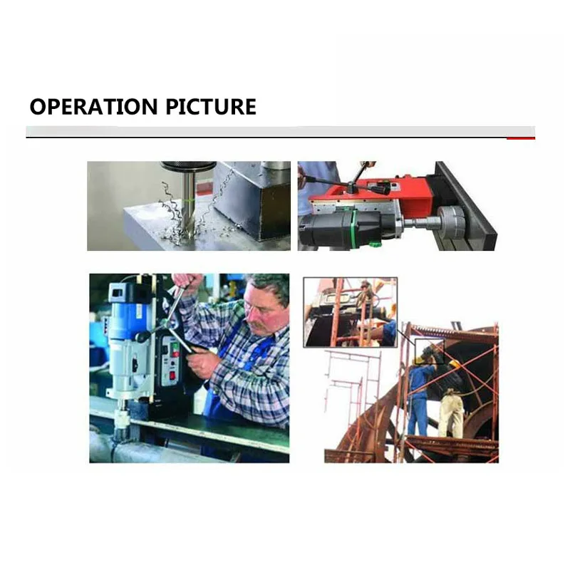 Multifunction Magnetic drill Suction iron drill Tapping drill Attack machine Adjustable speed forward and reverse electric drill