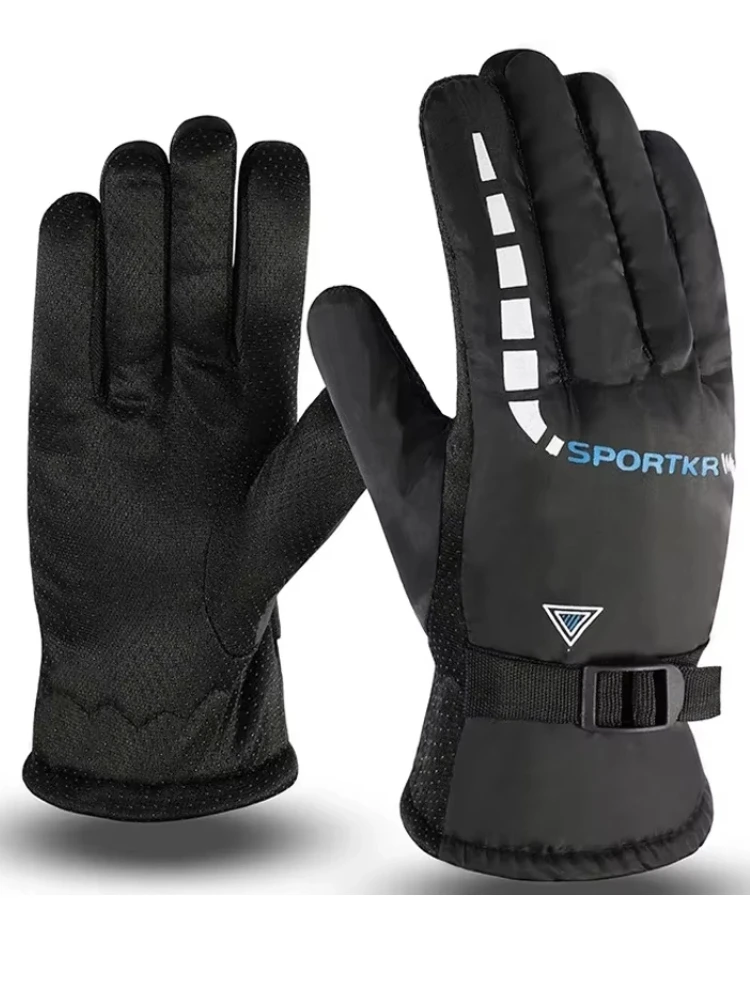 AliExpress Winter Cycling Gloves Waterproof Antislip Outdoor Sports Ski Cycling Motocycle Warm Gloves Unisex Moto Equipments Accessories