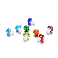10/20Pcs Colorful Glass Mushrooms Beads Spacer Loose Beads for Necklace Bracelet Earrings Jewelry Making Accessories Wholesale
