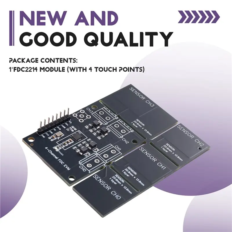 abgi-fdc2214-module-with-4-touch-points-for-gesture-recognition-paper-counting-liquid-level-measurement-capacitive-sensor