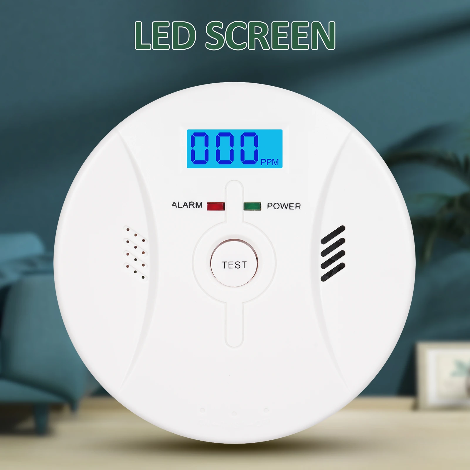 2 in 1 CO and Smoke Alarm Carbon Monoxide Detectors Smoke Detector Smoke Combination CO Alarm Fire CO for Alarm