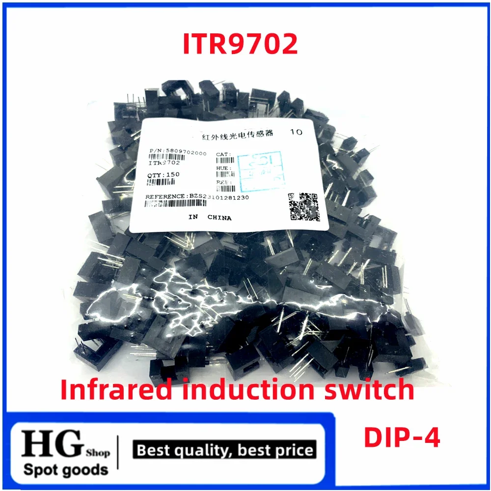 10PCS/Lot Original new ITR9702  DIP-4 5MM slot type optocoupler optical switch PBC board side welding type Best in Quality