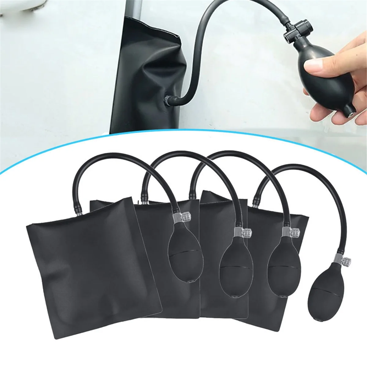 4PCS Car Door Window Installation Positioning Air Bag Cushion Car Door Lock Tools Air Shim Bag