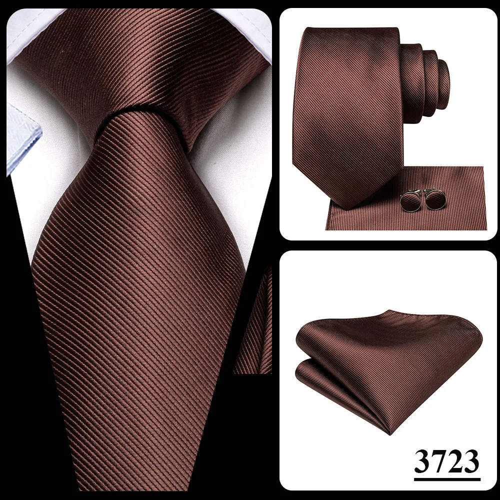 Herrenmode Einfarbiges Grün-Blaues Krawatten-, Taschentuch- und Manschettenknopf-Set für Smoking-Accessoires Klassische Luxus-Seidenkrawatte als Geschenk für Männer – Detail 25
