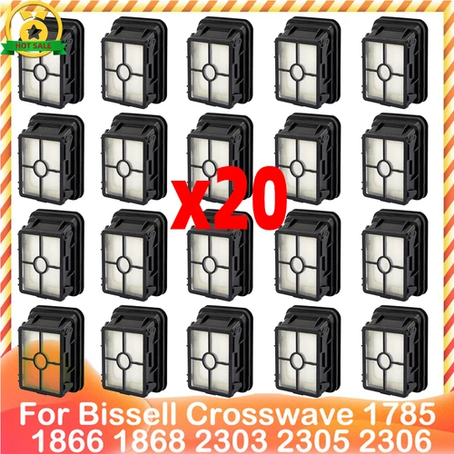 Bissell 크로스웨이브 1785 1866 1868 2303 2305 2306 시리즈용 헤파 필터, 진공 청소기 교체 액세서리