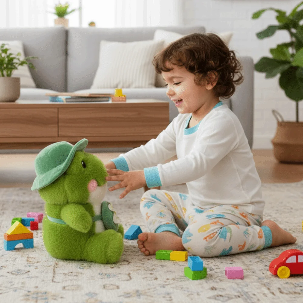 動物のぬいぐるみグリーンフロッグぬいぐるみコレクションソフトフロッグぬいぐるみ人形インス漫画動物フロッグ枕車の装飾