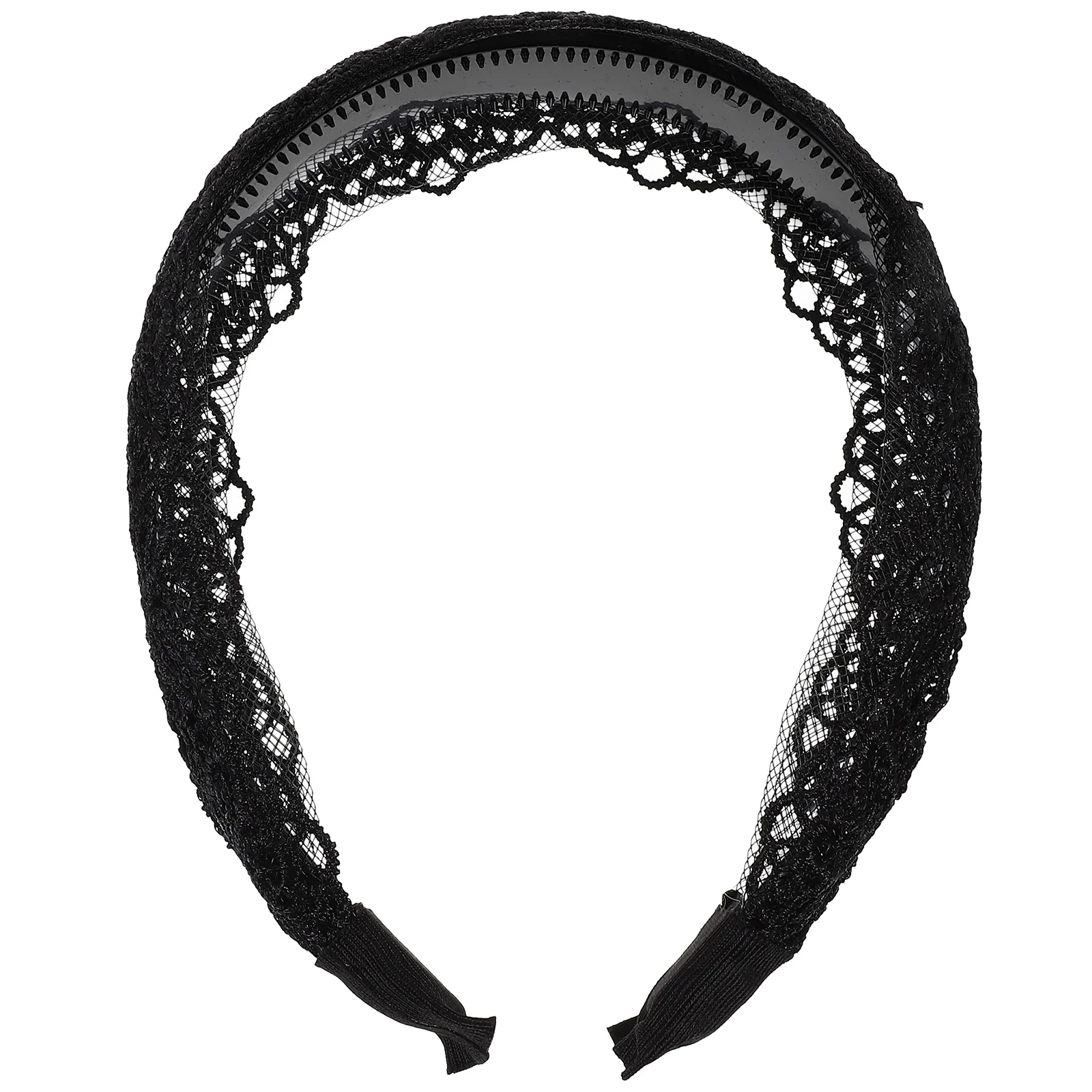 Exquisite Craft Hair Band Elegant Headband Hoop Non-slip Wide Women Headdress Teethed Accessories Anti-Slip Headwrap