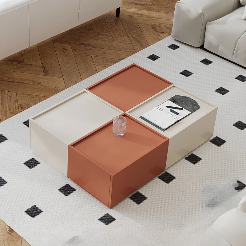 

Italian minimalist coffee table living room household modern small table living room