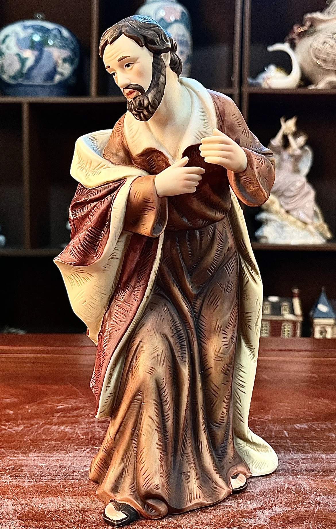 Ceramic Crafts Owell Western Figures Statue Desktop Figurine Porcelain Catholic Figure Ornaments Home Decorations Gifts