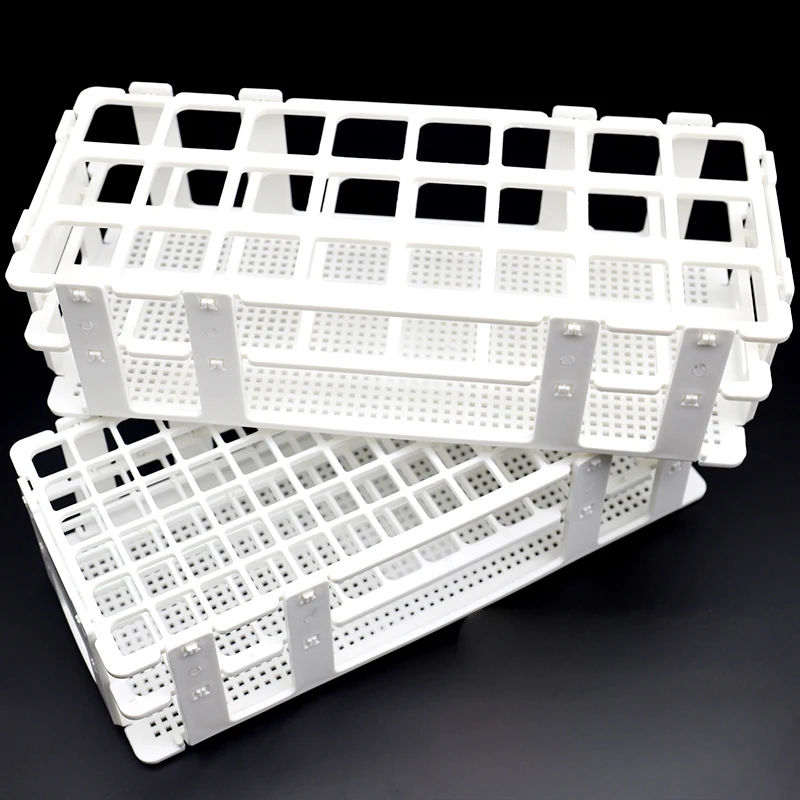 Plastic test tube rack 13/16/20/25/30mm centrifuge tube rack laboratory foldable sample bottle rack virus sampling tube rack