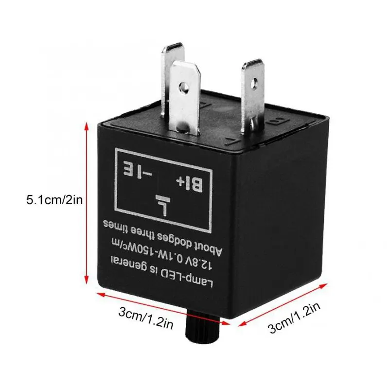 1PC Universal 12V 3 Pin CF-14 JL-02 Motorcycle LED Flasher Blinker Relay Automobile Turn Signal Light Relay Motorcycle Switch