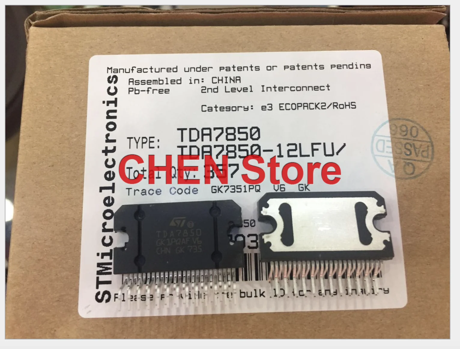 

1PCS ST TDA7850 ZIP-25 MOSFET Car audio chip IC Power amplifier board Vehicle power amplifier 4x50W linear TDA 7850 zip25