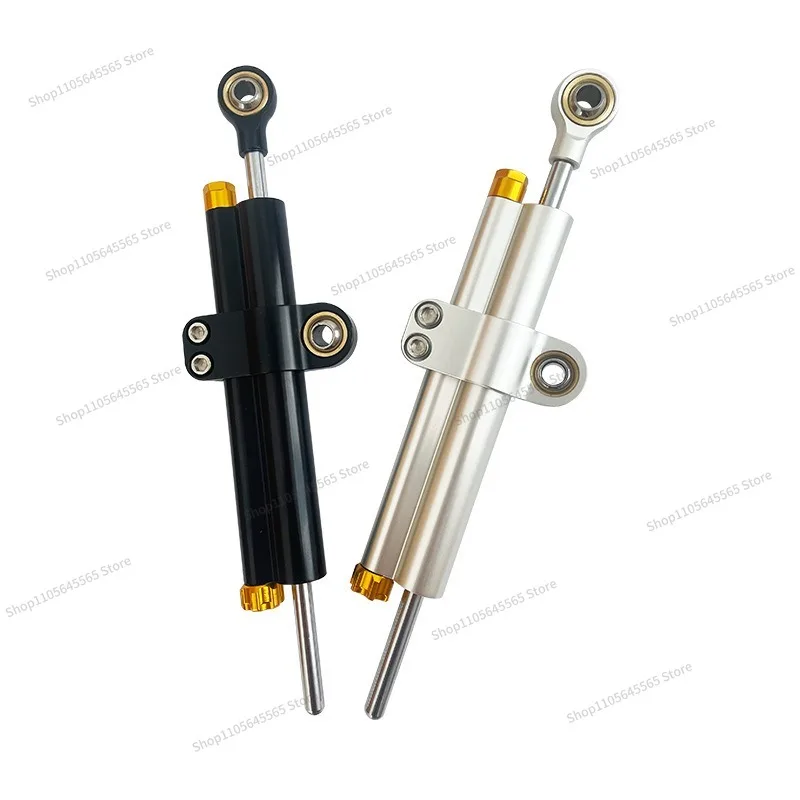 For  Motorcycle Accessories Directional Steering Damping Buffer Anti-shake Head Balance Bar Titanium Ruler Damper