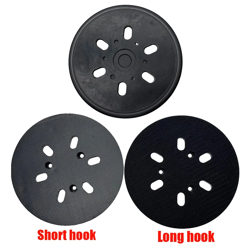 

6-дюймовая шлифовальная подушечка с 6 отверстиями, абразивная подушечка, полировальный диск, шлифовальный диск для Bosch, электрический шлифовальный диск, лоток для шлифовальной машины, электроинструмент