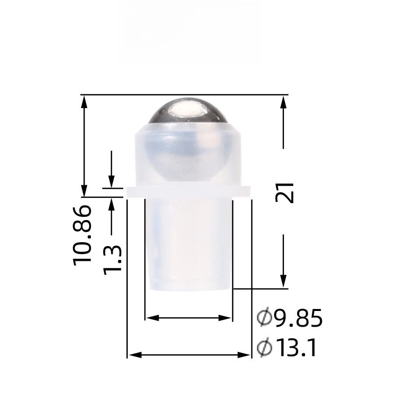 5/10pcs Stainless steel Balls Fitments for Roll on Bottle glass Replaces Roller Tops for Bottles Fits Our Standard 10ml/5ml