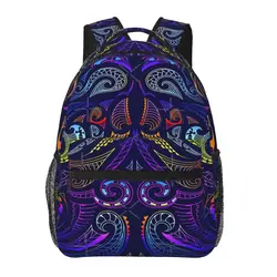 Minimal Maori On Purple Nova mochila casual Zeeland One