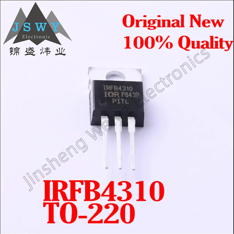 (10/50pieces) IRFB4310 TO-220 1000V 140A MOSFET Field Effect Tube Brand New Original Stock Fast Delivery
