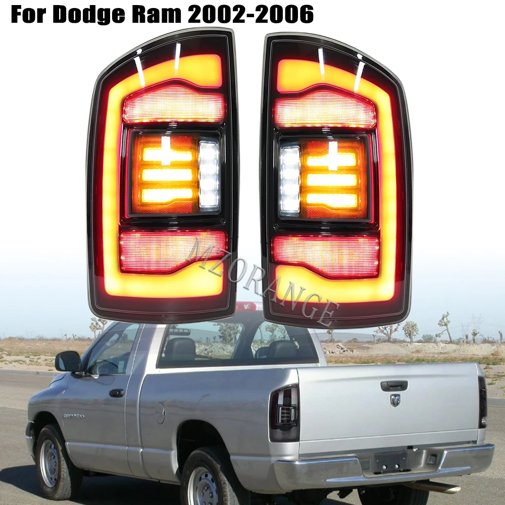 

Tail Light Cover for Dodge Ram 2002 - 2006 Rear Lights Driving Brake Reversing Turn Signal Lamps cars accessories 55077348AF-PFM