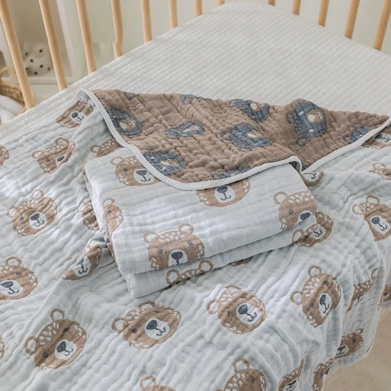 

Q22D детское полотенце, хлопковое сильно впитывающее пеленание для новорожденных, одеяла для приема, одеяла для коляски, чехол