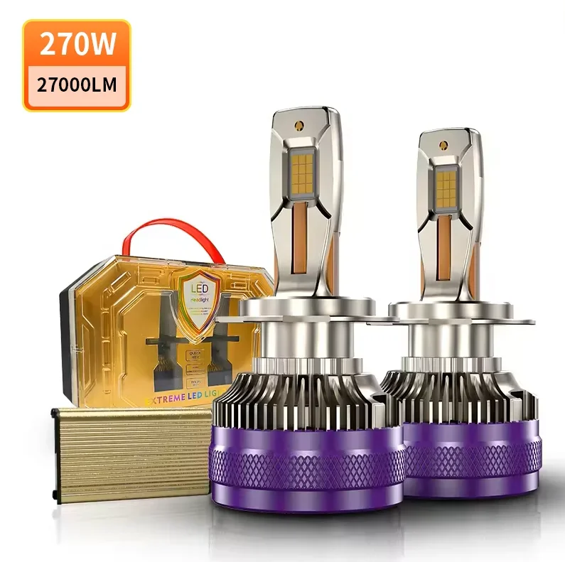 

X23 high power 270w 27000lm 6500k 9005 9006 9012 Led Headlight bulb H4 H7 H11 H13 Led Headlights For car accessories