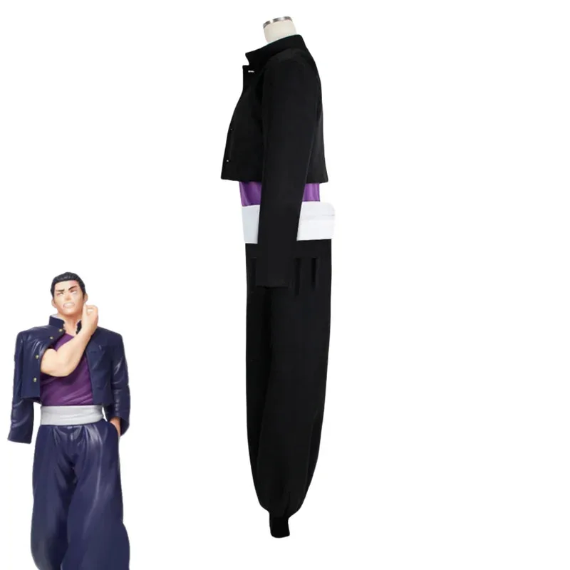 

CyAnime Jujutsu Kaisen Todo Aoi Cosplay Costume Wig Adult Man Coat Top Pants Halloween Carnival Party Black School Uniform Suit