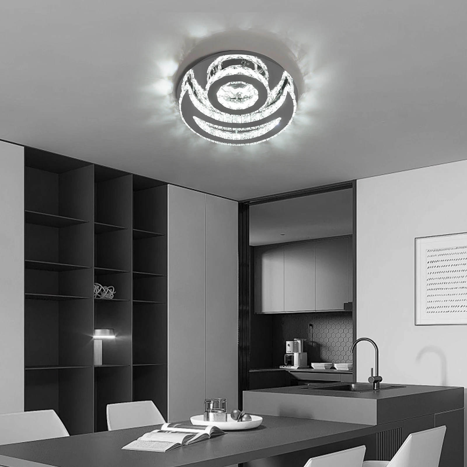 

Modern Ceiling Lamp Led Sun Moon Design Chandelier Pendant Light Luminaire Fixtures Living Dining Room Decor