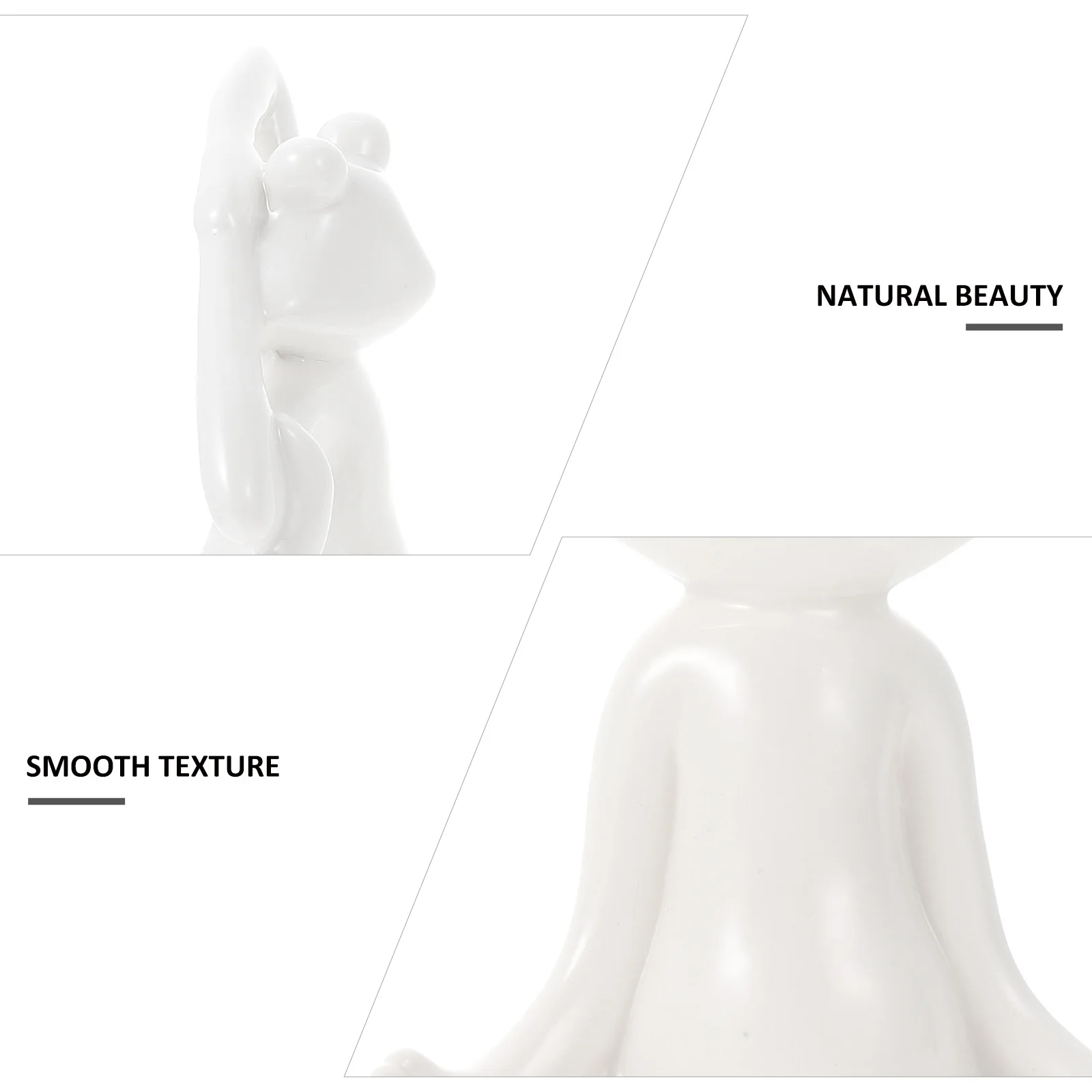 

3Pcs Ceramic Yoga Frogs Adornments Desktop Small Decorative Frogs Ornaments Creative Home Decors Home Desktop Adornments