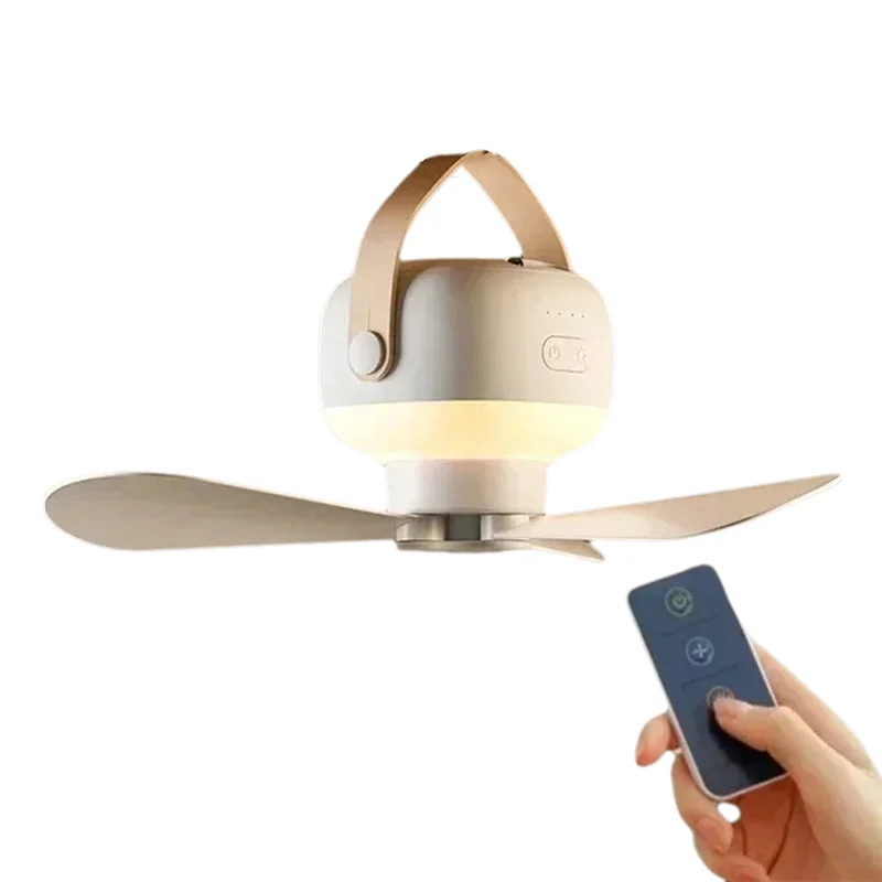 B92A Portable Fan Small Ceiling Fan Bedside Dormitory Electric Fan USB Charging Camping Outdoor Home Small Size Small Fan