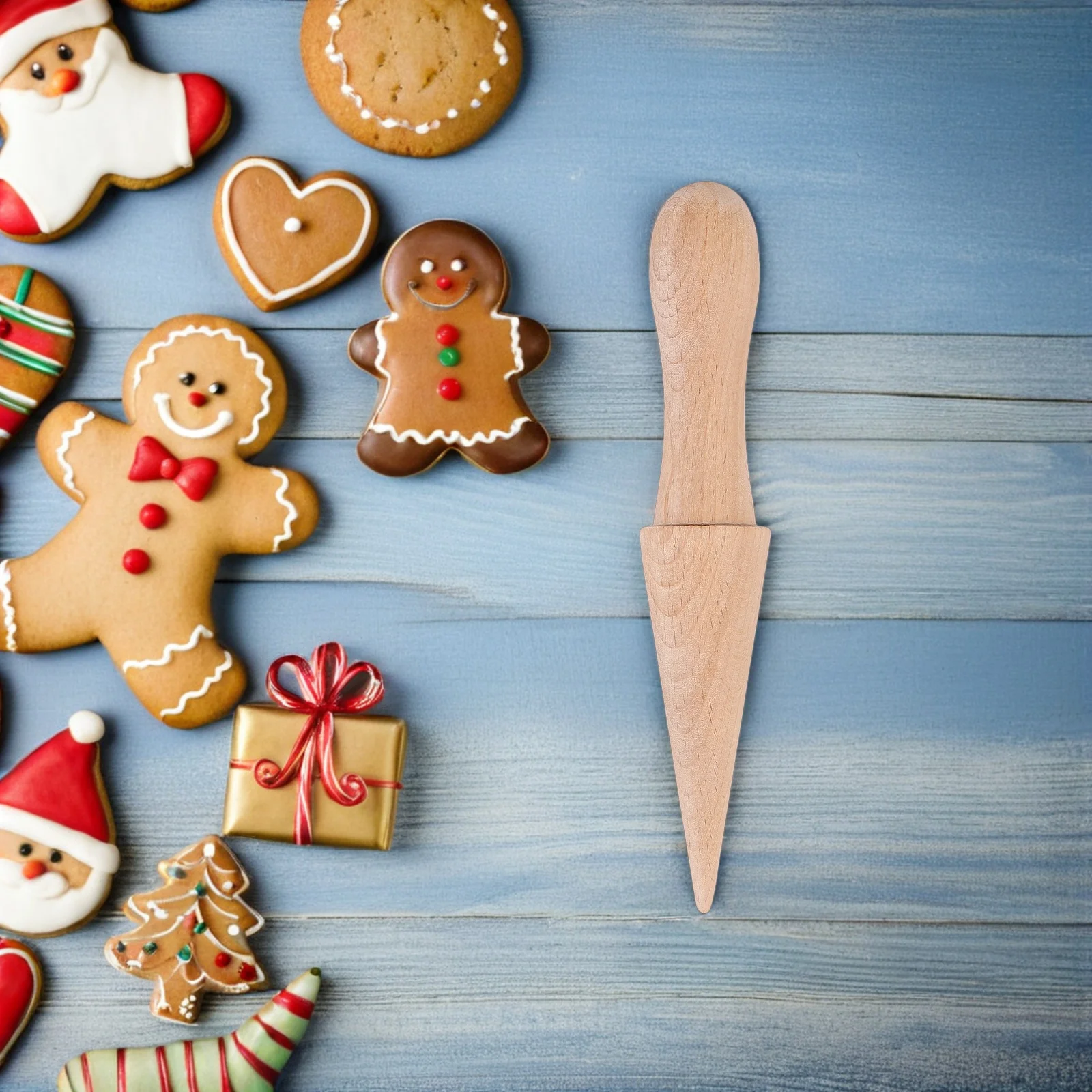 

3pcs Egg Roll Mold Wooden Waffle Cone Roller For Dessert Baking Diy Pastry Tool Ice Cream Cone Maker Kitchen Bakeware