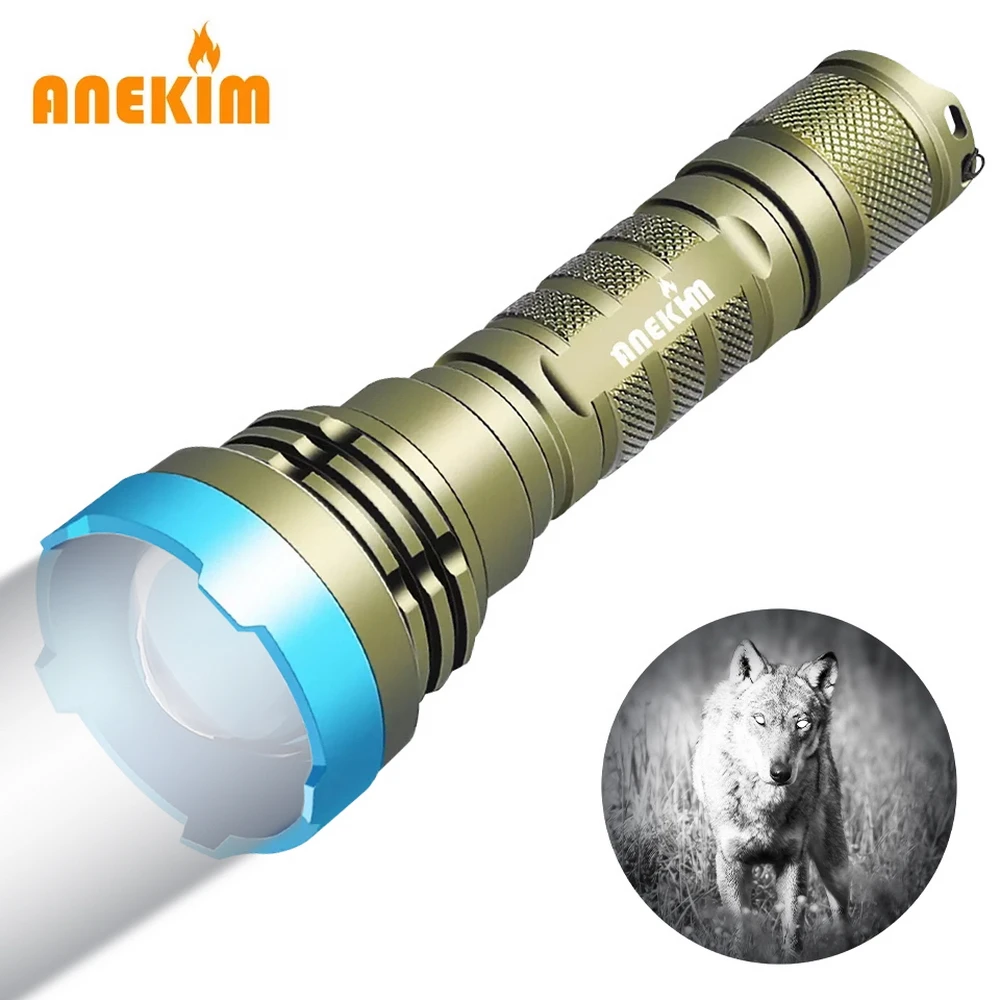 ANEKIM Z-850/940nm Infrared Flashlight Zoom Infrared Illuminator VCSEL Laser Torch Night Vision Flashlight Infrared Flashlight