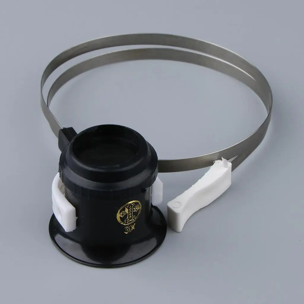 3X 4X 5X Lupenlupe Juwelier Uhrenreparatur mit Draht-Augenlupe