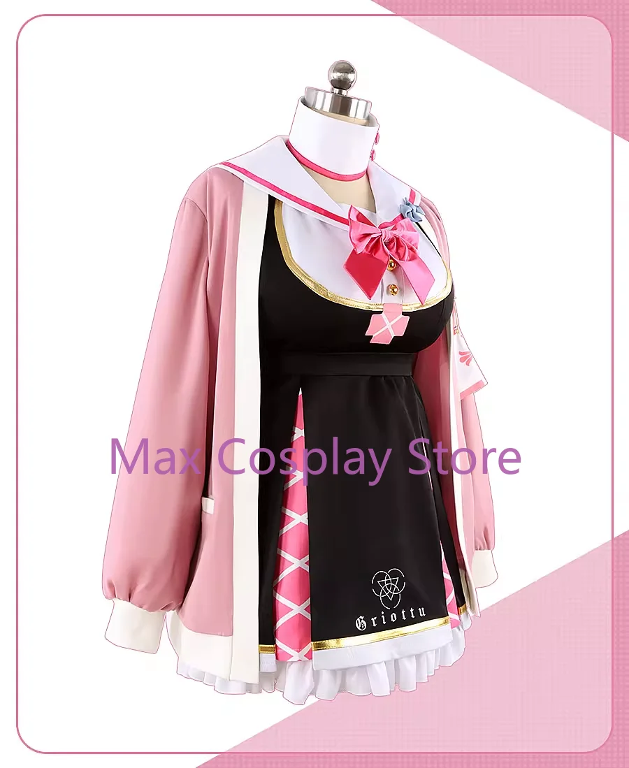 Max Asagao Hanae Cosplay Costume Halloween Christmas Festival Party Game Comic Con Clothes