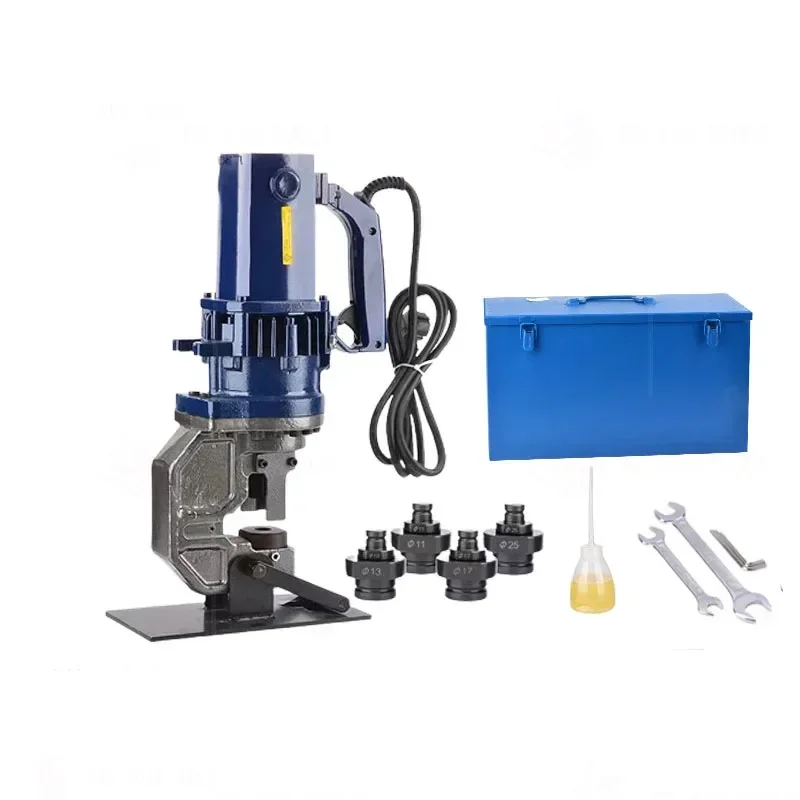 New Large MHP-25 Electric Punching Machine Small Portable Puncher Hydraulic Punching Machine Angle Steel Channel Steel Plate 10m