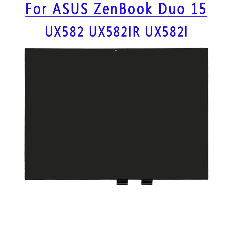 

18210-15600400, 15,6 дюйма, UHD 3840X2160, 40-контактный EDP дисплей 100% дюйма, Стандартный сенсорный OLED-дисплей в сборе для ASUS ZenBook Duo 15 UX582 UX582l UX582lR