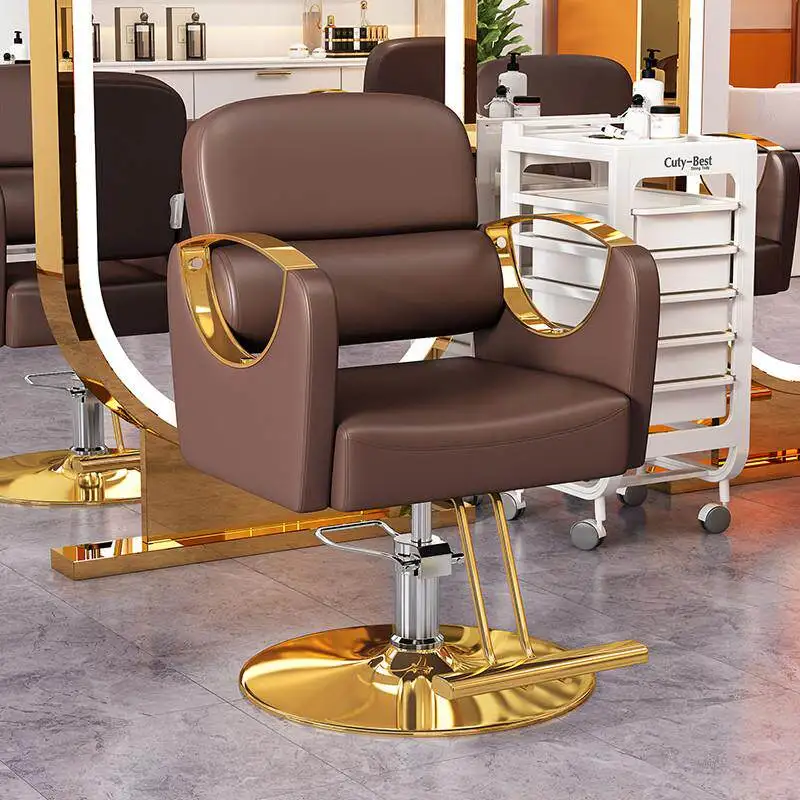 

Beauty Salon Swivel Barber Chair For Beauty Hair Stylist Barber Chair Pedicure Manicure Cadeira Game Beauty Salon Furniture