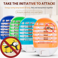 Mini Electric Mosquito Killer Lamp Pest Repellent EU/US Plug LED Trap Bug UV Light Zapper Anti Insect Eco-friendly Home