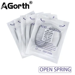 2Pcs/Pack Dental Orthodontic Niti Open Coil Spring 180mm Length For Dentist Orthodontic Brackets 0.008/0.010/0.012/0.014