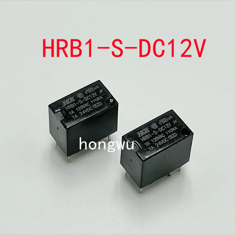 100% Original New 5PCS/ HRB1-S-DC12V relay 1A 6pins