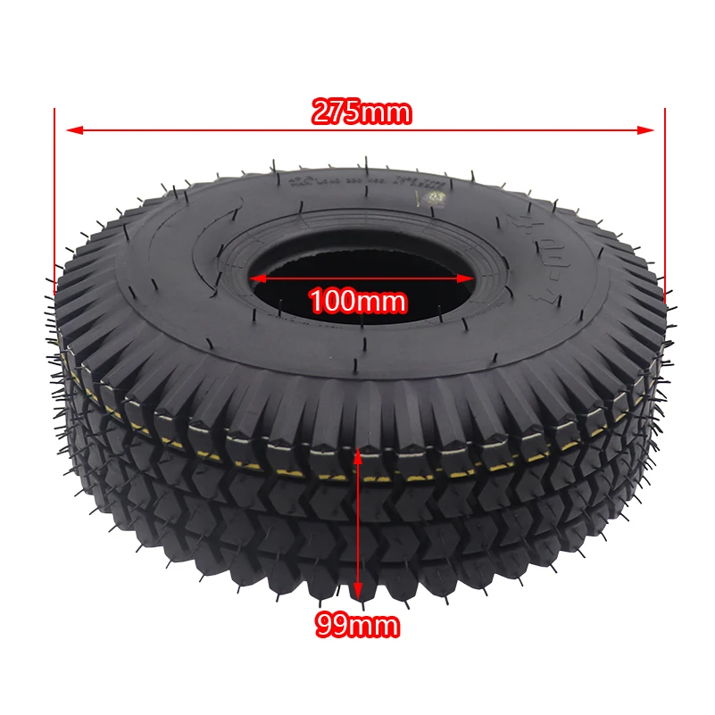 Three Wheel Scooter Tire 11 Inch 4.00-4 Heavy Duty Inner Tube Outer Tire Is Suitable for Motorcycle handcart tire replacement