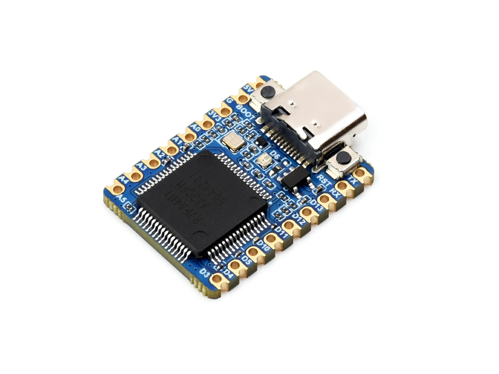 Waveshare RA4M1-Zero Mini Development Board, Based On 32-bit MCU-RA4M1, 48MHz Operating Frequency, Built-in FPU