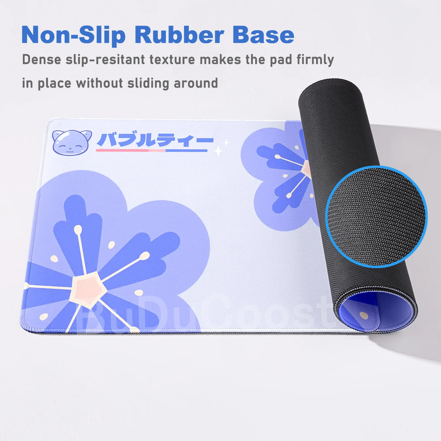 Kawaii Anime Mouse Pad Mausepad Japanese Elements Office Desk Mat XXL Computer Pink Mousepad Cute Keyboardpad Non-slip Speed Rug