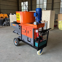 Cement Mortar Spraying Machine Concrete Mixer Spray Machinery for Wall Construction