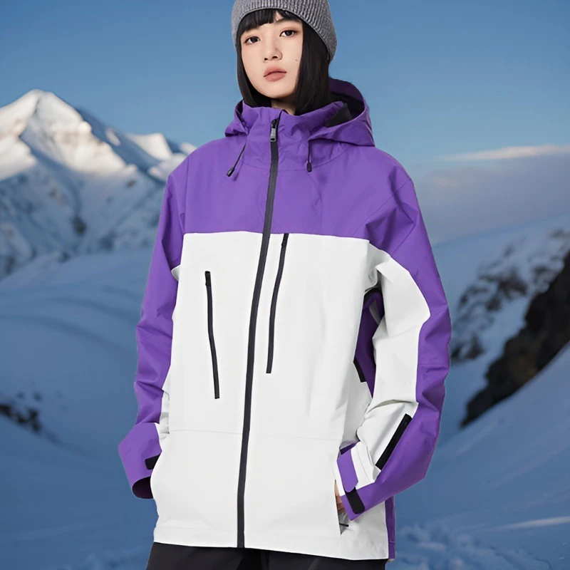 

Outdoor Sport New Skiing Jackets Man Waterproof Winter Coat Women Alpine Snowboard Tops Couple Windproof Warm Snow Cold Clothes