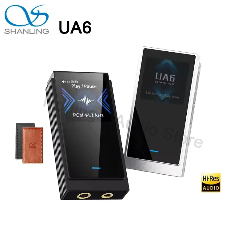 

SHANLING UA6 HIFI Portable USB DAC AMP Headphone Amplifier 4x CS43131 DAC Hi-Res Audio 32bit/768kHz DSD512 3.5mm 4.4mm Output