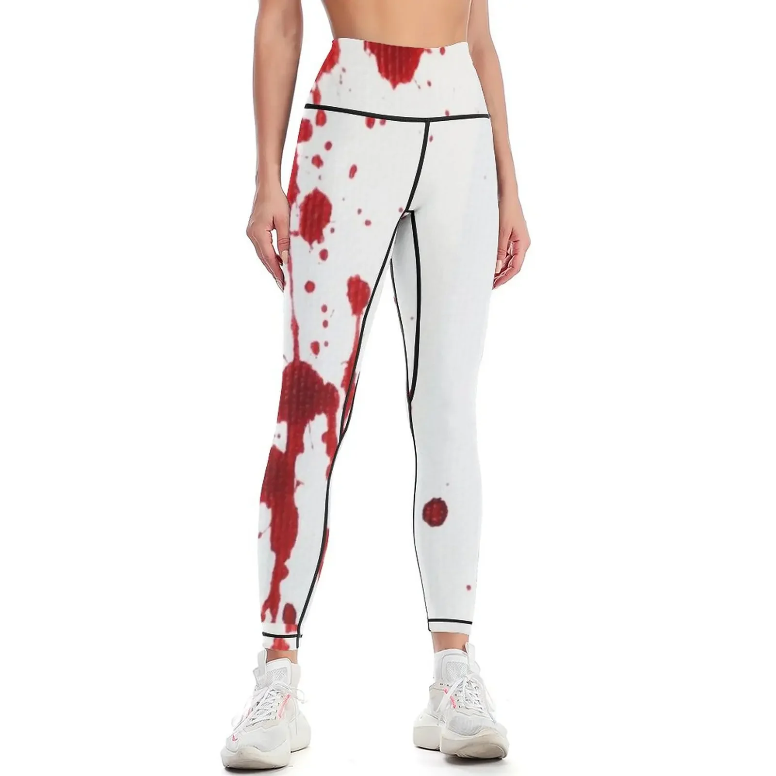 

Blood Spatter Knife Cast Off Leggings Sports pants for gym's clothing Pants sport sportswear woman gym 2025 Womens Leggings